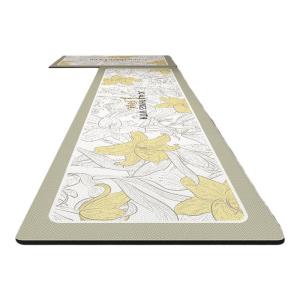 Waterproof Non-slip Oil-proof Washable Long Kitchen Leather Floor Mat