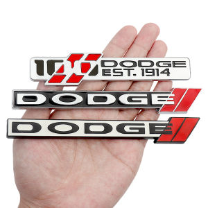 Car Front Grille Rear Trunk Emblem Sticker Accessories For Dodge Durango Caliber Journey Dakota Charger Ram 1500 Nitro Challenge