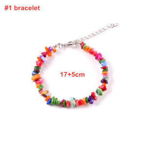 Bohemian Natural Stone Bead Choker Necklace for Women Irregular Gravel Stone Necklace Summer Ladies Jewelry Collar Party Gift