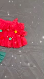 กระโปรงฟรุ้งฟริ้ง christmas กระโปรงเด็ก รุ่นนี้งานพรีเมี่ยม งานละเอียด (FANCY458)