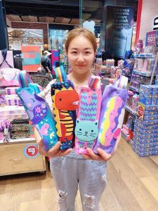 Cartoon Light Pen Case Handheld