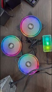 INPLAY M10 RAINBOW RGB FAN | 4 PIN SATA POWER