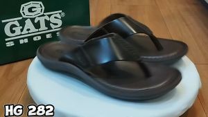 Gats HG 282 Sandal sendal jepit kulit kasual casual flip flop flat pria laki laki dewasa