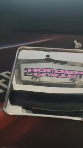 ✅COD  STAINLESS PLATE HOLDER FOR MOTORCYCLES BOLTS INCLUDED