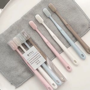 Adults Toothbrush Macaron Colors 4Pcs 马卡龙色成人牙刷4只装