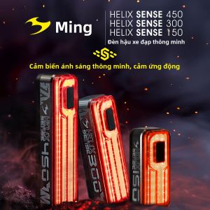 MINGSHENGBO | Đèn Đuôi Xe Đạp Chống Nước Thông Minh Sáng