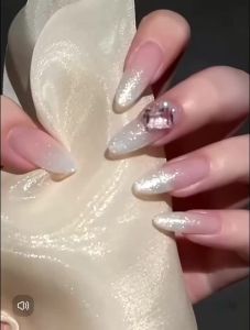 Sơn Móng Tay Dạng Gel Mắt Mèo Sữa Dừa Ánh Trăng Trắng Mùa Hè 12ML ZH Đa Năng Lấp Lánh Dùng Cho Trang Trí Và Làm Đẹp Móng