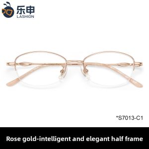lashion | Stylish Small Semi-frame Glasses for Women Prescription Ready