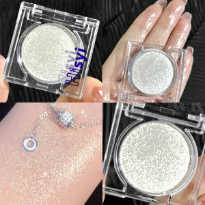 Single Color Eyeshadow Pearl Shimmer Glitter Brightening Beginner Affordable Student Easy to Apply Waterproof Long Lasting
