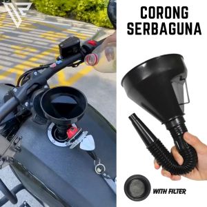 Corong Oli Bensin Motor Mobil Flexibel Funnel Panjang Serbaguna