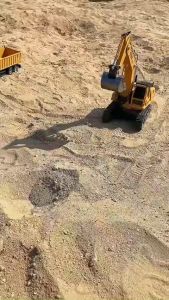 Excavator remote control alloy automotive engineering vehicle construction toy