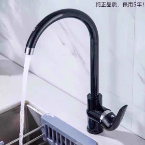 White Ceramic Bathroom Faucet Single Hole for Basin Sink High Model Home Use Kitchen Bathroom Cabinet Cold And Hot Water
