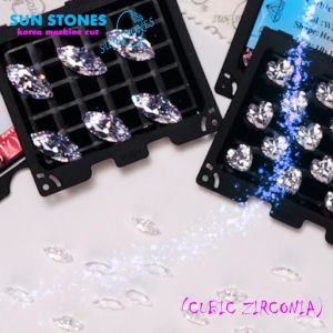 CZ Marquise 3A เพชรCZ พลอยมาร์คีย์ (Marquise Cut Diamond CZ) KOREA MACHINE CUT Marquise WHITE