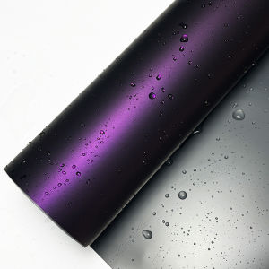 Phim Dán Xe Hơi PET Ultra Matte Ghost Black/Purple Metallic Chất Liệu Vinyl Tự Dính Dễ Bóc Tự Làm Decal Xe Máy Đổi Màu PVC