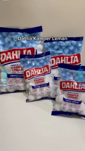 Kapur Barus Kamper Dahlia Naphthalene Moth Ball Triple Action 150gram New