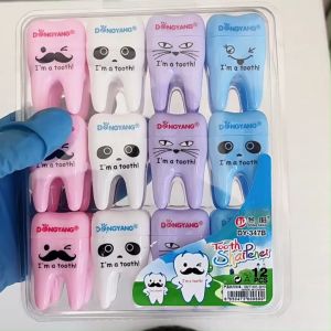 Cute Stationery Tooth Pencil Sharpener 1 Hole Manual Pencil Sharpener School Office Stationery Dental Clinic Creative