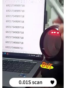 EXPOSE Scanners Scanning Platform Barcode Platform 1D 2D High Speed USB Wired Barcode Reader for PC Windows Mac