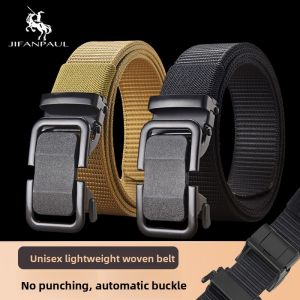 Trendy Casual Belt Nylon Fabric Automatic Buckle