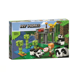 Minecraft Series Panda Base Educational Building Blocks Toy