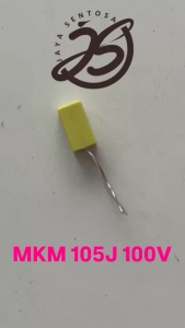10 BUAH MKM 105 100V 1UF 100v CAPACITOR MKM 105J 100V KAPASITOR MKM 104J100V mkm 105 j ups