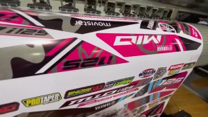 Yamaha Mio i 125 / 125s Decals High-Quality Stickers Stock size movistar concept