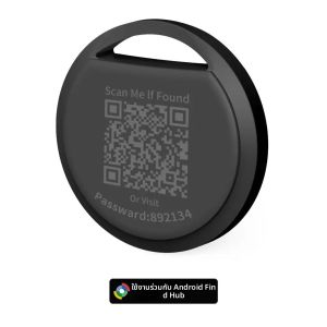กระเป๋าติดตามตัวด้วย QR Code สำหรับ Android ป้องกันการสูญหาย ใช้งานร่วมกับแอป Googles Find My ค้นหาสิ่งของอัจฉริยะในบ้าน สำหรับ Xiaomi และ Pixel