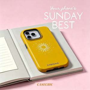 Potdemiel | Sunset Waves For Case For iPhone 17 16 15 Pro Max TPU Anti-Scratch Outer Shell Raised Screen CaseChic