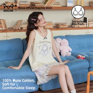 MiiOW | Padded Sleeveless Cotton Home Set