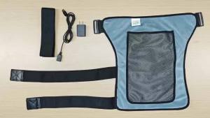 Cordless Heated Hip Support Brace with Massager Relief Lower Back Hip Heating Massage Support Hips Muscle Relaxation