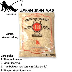 Umpan Siap Pakai 48 Udang Coklat Untuk Ikan Mas Nila Gabus Lele