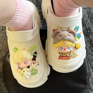 น่ารัก Dimoo Bubblemao Crocs ผู้หญิง รองเท้าแตะรองเท้าตกแต่งดอกไม้ Diy รองเท้าแตะอุปกรณ์เสริม น่ารัก หัวเข็มขัดรองเท้า China Made