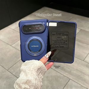 Rotation Stand Leather Texture Foldable Screen Full Case Film Integrated For PuraX Max