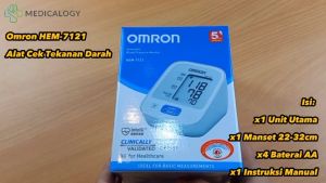 Omron HEM 7121 Tensimeter Digital Alat Ukur Tekanan Darah