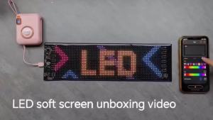 Flexible Screen LED Car Windshield Eyes LED Matrix Pixel Panel Display Plug-in DIY App Text Animation for The Car Windshield