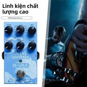 Máy Reverb Guitar Mini Universe M-VAVE Với 9 Chế Độ Room/Shimmer FX Chuỗi Tín Hiệu Được Tối Ưu Hóa Cho Bass Khi Biểu Diễn Trực Tiếp/trong Phòng Thu
