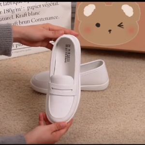 【Ready Stock】Womens flat nurse shoes summer leisure comfortable soft sole small white shoes breathable medical special work shoes