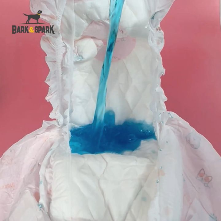 Bark and Spark Disposable Dog Diapers Pack of 12, Male Wraps and Dog