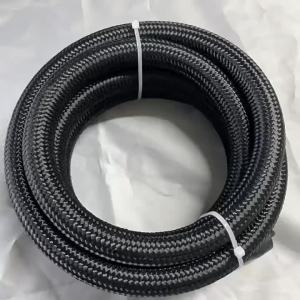 PINMOAP AN4 AN6 AN8 AN10 AN12 Nylon Braided Fuel Hose High Pressure Oil Cooler Line CPE Rubber 500 PSI Fluid Tube