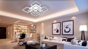 Square Chandelier Ceiling Lights Nordic Smart Bedroom Lobby Dining Room Chandeliers Home Advanced Decoration Lighting Fixtures
