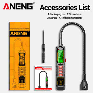 ANENG | Halogen Detector Leak Detector Professional Detection of Refrigerant R22 R32 R134a Natural CO2 Methane Analyzer Tool