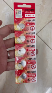 Hàng Xịn - Pin Cmos CR1216 3V Maxell Smartkey Đồng Hồ Máy Đo Huyết Áp - Đường Huyết Remote Thiết Bị Lưu Trữ Siêu Rẻ