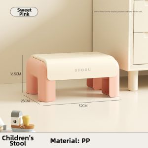 FUJIUSHUANG | Durable Stacking Plastic Footstool