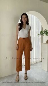 cotton  pants รับsummer ด้วยงานผ้าฝ้าย เอวป้าย สมอคหลัง รุ่นนี้ใครใส่ก็เอวสับ สวยรีบเอฟค่า  เอว24-36” สะโพก44“ รอบต้นขา27“ รอบปลายขา16” ยาว36“