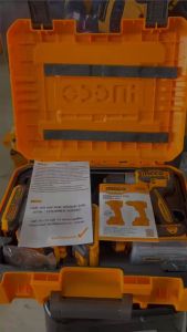 (ถูกสุด) INGCO Combo set ไขควงกระแทกไร้สาย 285NM + สว่านไร้สาย 52N รุ่น CKLI20272 (ประกัน2+2)