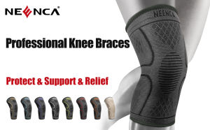 NEENCA 1 Piar Knee Brace Knee Compression Sleeve Support for Knee Pain Running Work Out Gym Hiking Arthritis ACL PCL Joint Pain Relief Meniscus Tear Injury Recovery Sports