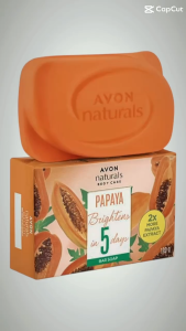 BUY 1 TAKE 1 AVON Naturals Papaya Bar Soap 120 g by Unveil Radiance Online Store