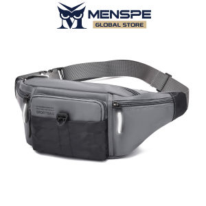 MENSPE Chest Bag Waist Bag Cross-body Chest Bag  Multi-Functional Fitness Bag Small Waist Pouch Waterproof Wear-Resistant Waist Bag with Adjustable Strap for Workout Running