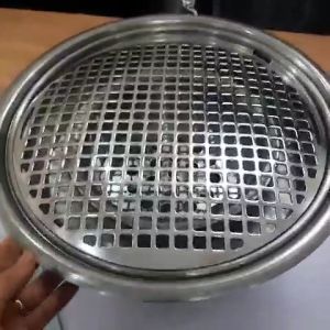 Vỉ nướng đột lỗ tròn inox 304 vỉ nướng chống dính bếp nướng than hoa vỉ nướng than hoa giá rẻ