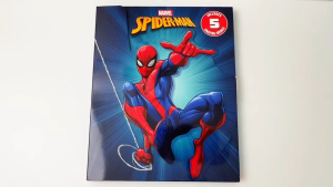 Marvel Spiderman Shaped Wallet Book Set For Kids With 5 Books Of Activities & Colouring
