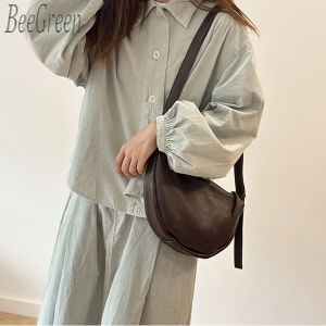 BeeGreen Women Genuine Leather Small Shoulder Bag Fashion Travel Chest Bag High Quality Soft Sling Bag